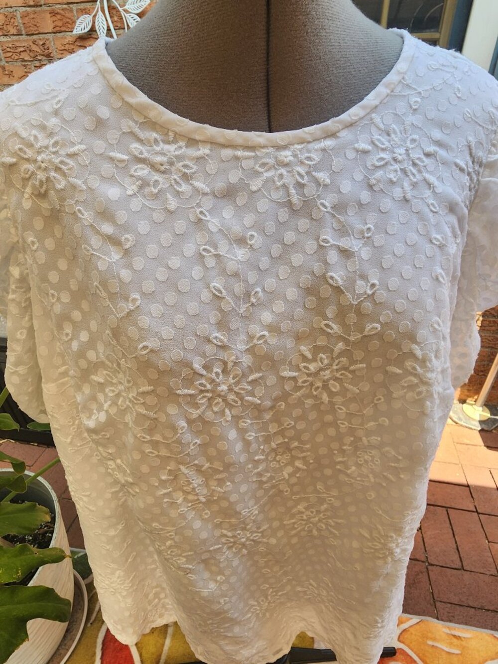 Women's LOFT Plus Top - Size Plus 16 White